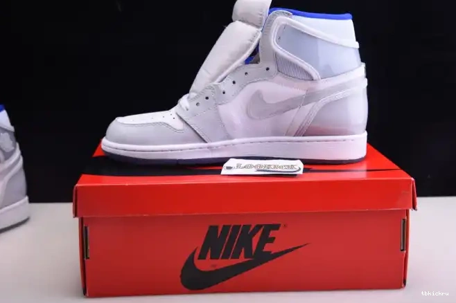 Cheap TBkick Jordan Air 1 Racer Blue Retro High White CK6637-104 Zoom 0604
